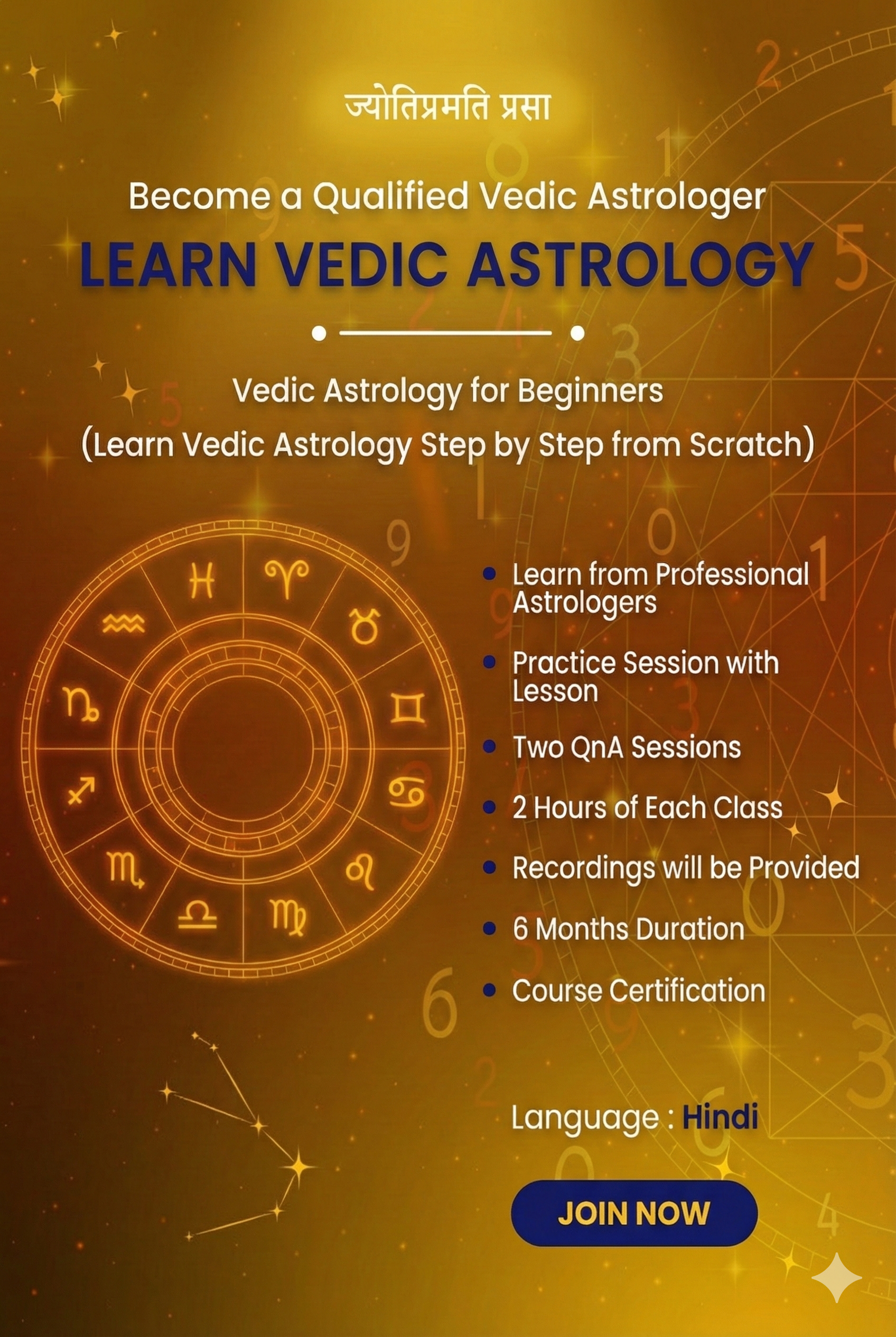 Diploma in Vedic Astrology